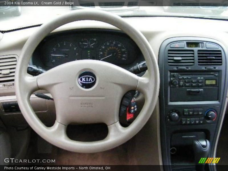 Cream Gold / Beige 2004 Kia Optima LX