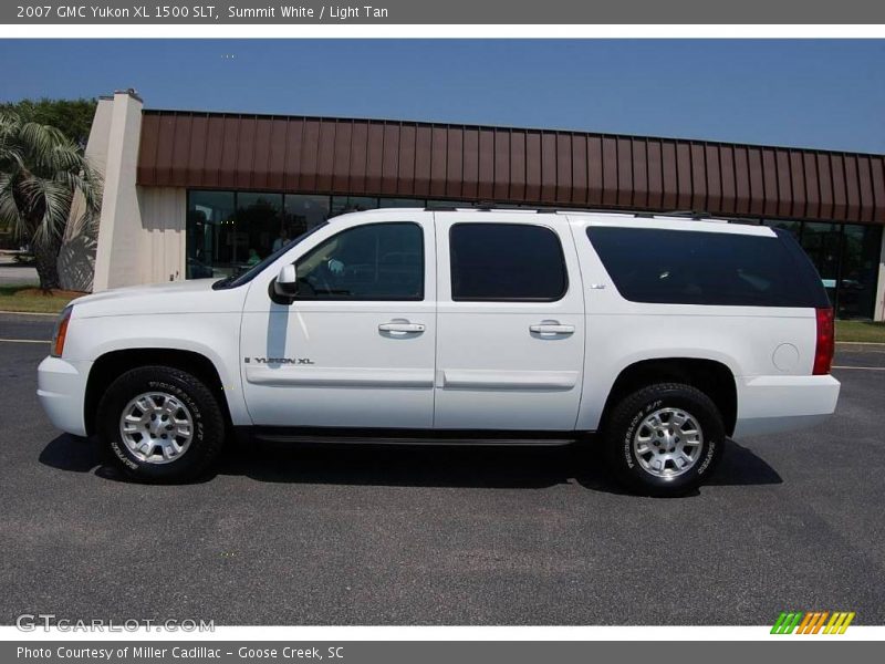 Summit White / Light Tan 2007 GMC Yukon XL 1500 SLT