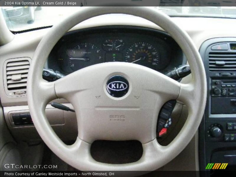 Cream Gold / Beige 2004 Kia Optima LX