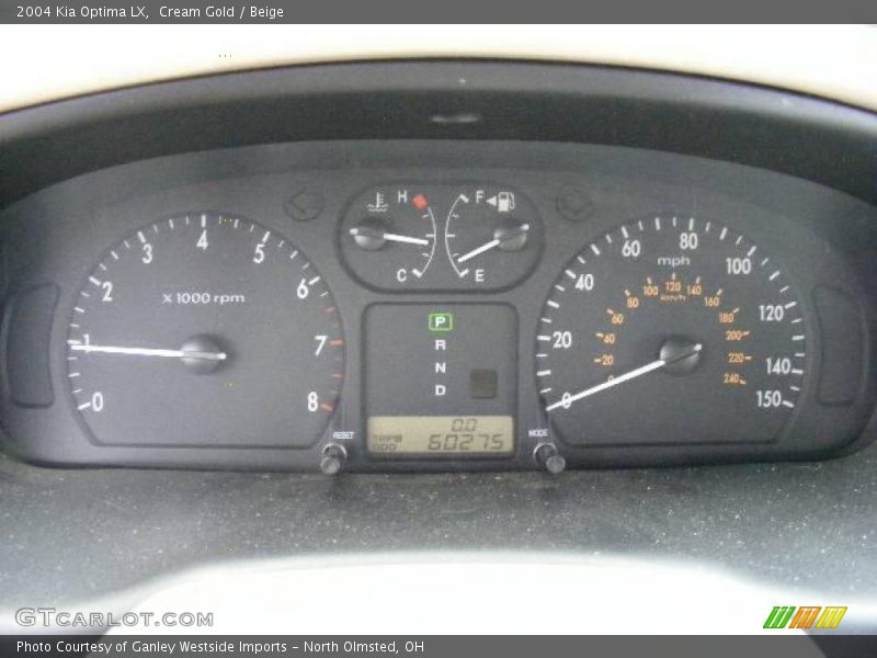Cream Gold / Beige 2004 Kia Optima LX