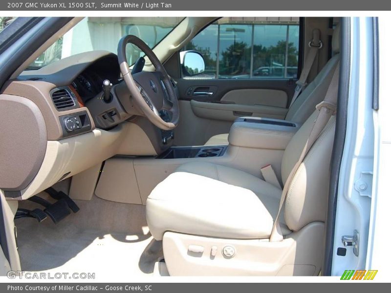 Summit White / Light Tan 2007 GMC Yukon XL 1500 SLT