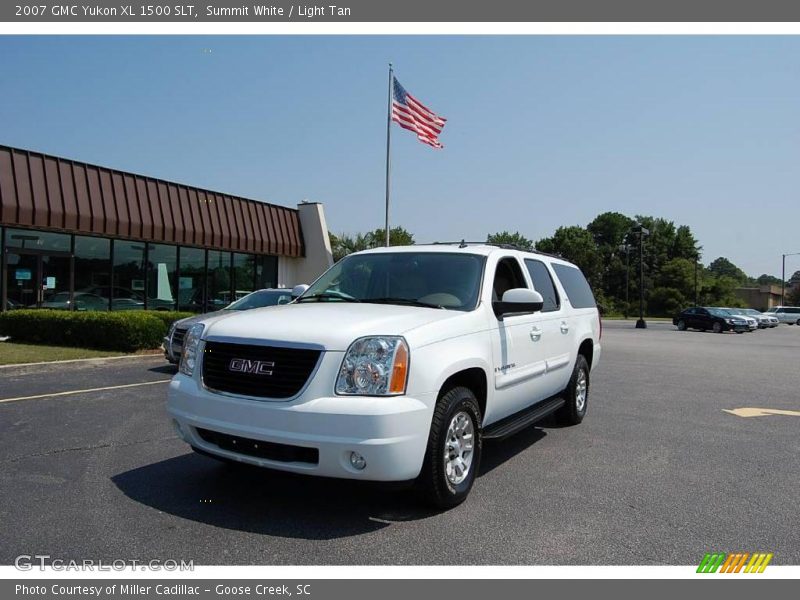 Summit White / Light Tan 2007 GMC Yukon XL 1500 SLT