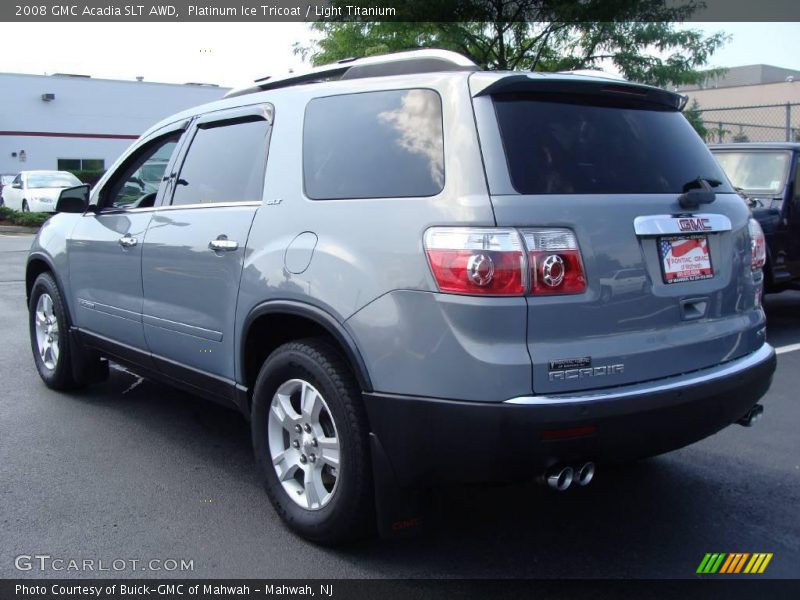 Platinum Ice Tricoat / Light Titanium 2008 GMC Acadia SLT AWD