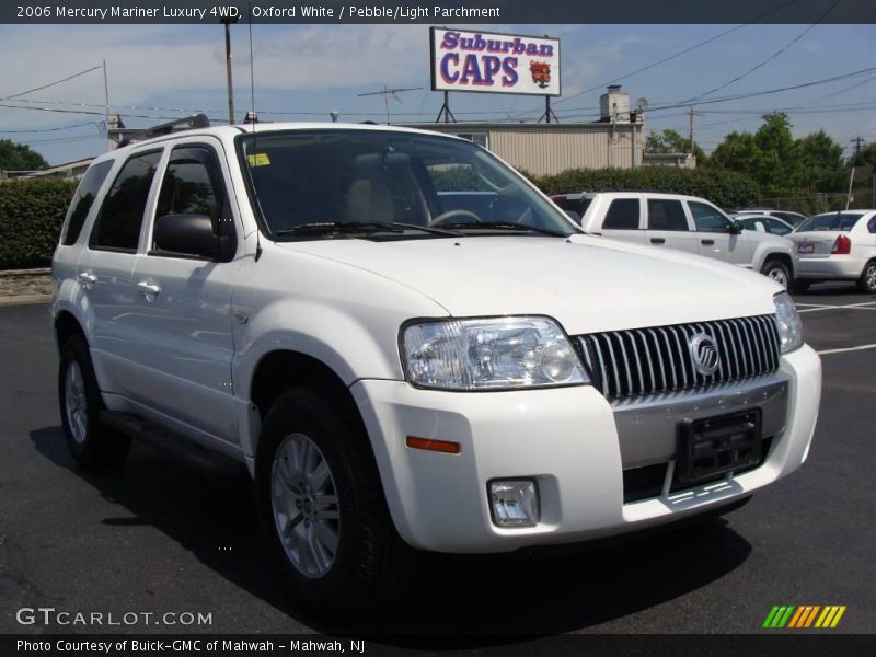 Oxford White / Pebble/Light Parchment 2006 Mercury Mariner Luxury 4WD
