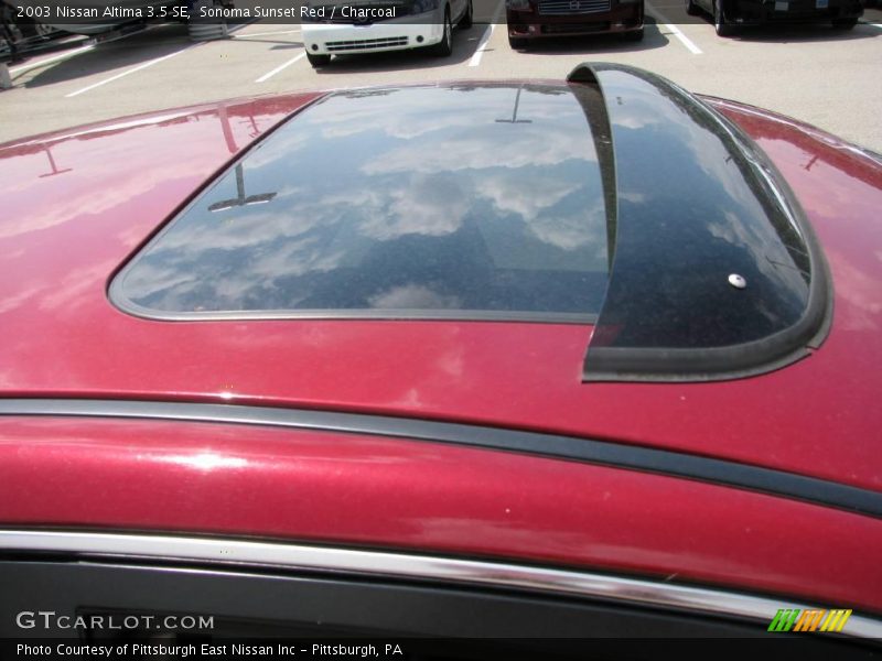 Sonoma Sunset Red / Charcoal 2003 Nissan Altima 3.5 SE