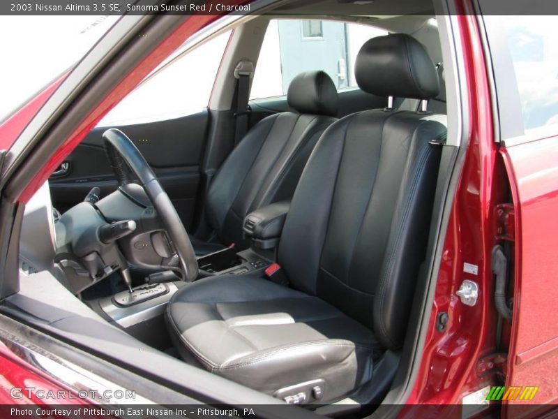Sonoma Sunset Red / Charcoal 2003 Nissan Altima 3.5 SE