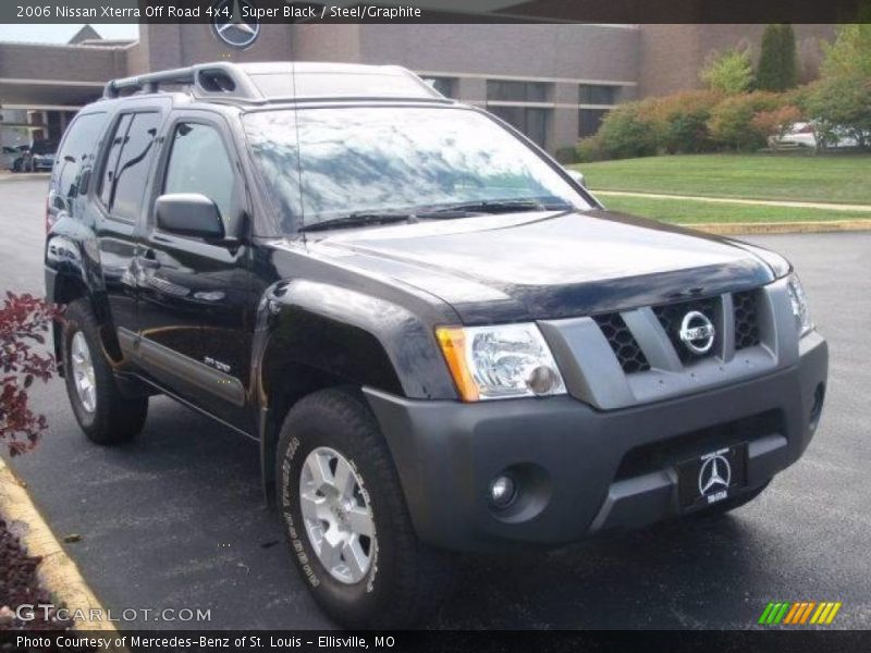 Super Black / Steel/Graphite 2006 Nissan Xterra Off Road 4x4
