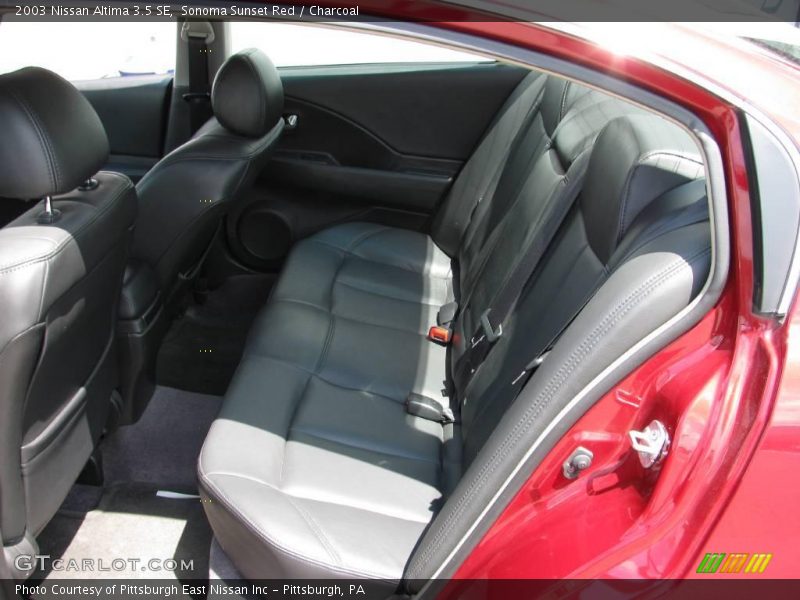 Sonoma Sunset Red / Charcoal 2003 Nissan Altima 3.5 SE