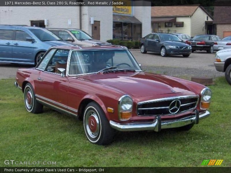 Red Metallic / Saddle 1971 Mercedes-Benz SL Class 280 SL Roadster