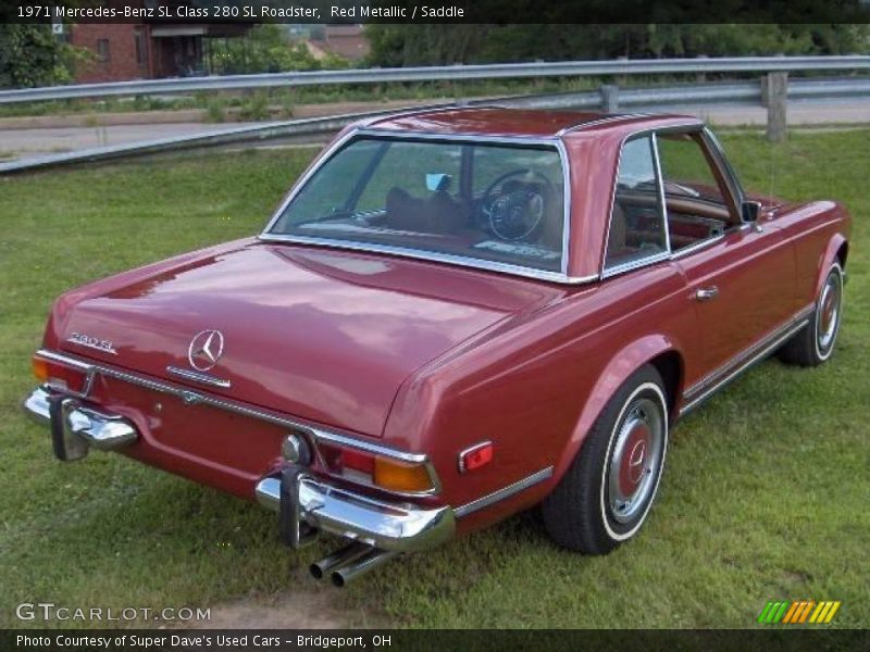 Red Metallic / Saddle 1971 Mercedes-Benz SL Class 280 SL Roadster