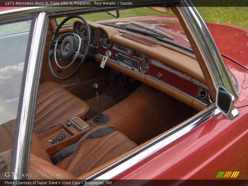 Red Metallic / Saddle 1971 Mercedes-Benz SL Class 280 SL Roadster