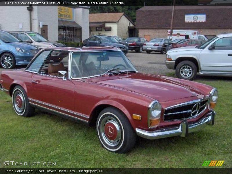 Red Metallic / Saddle 1971 Mercedes-Benz SL Class 280 SL Roadster