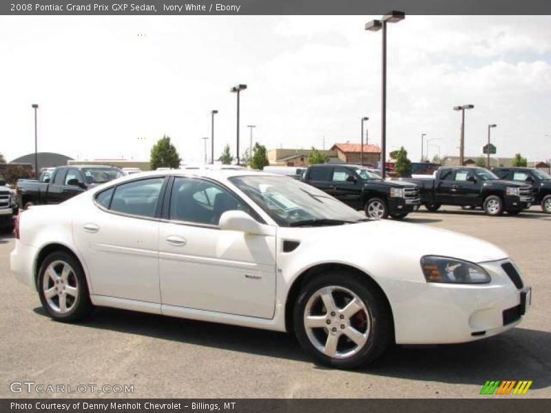 Ivory White / Ebony 2008 Pontiac Grand Prix GXP Sedan