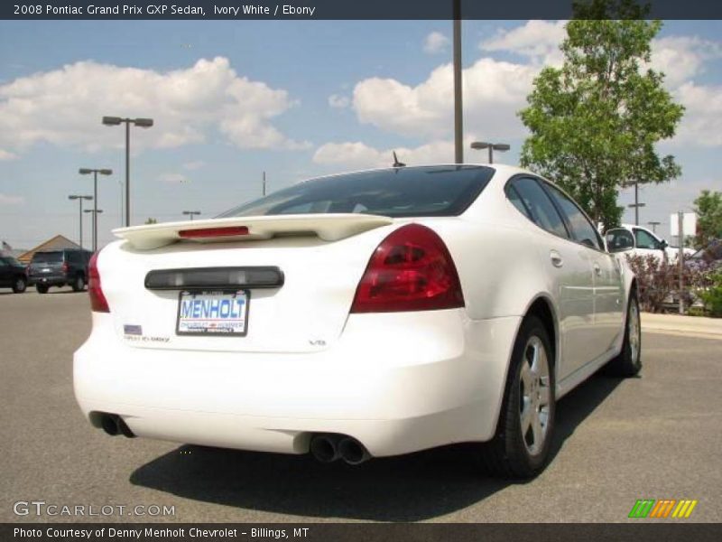 Ivory White / Ebony 2008 Pontiac Grand Prix GXP Sedan