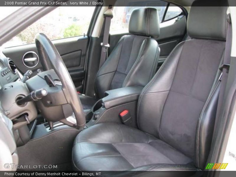 Ivory White / Ebony 2008 Pontiac Grand Prix GXP Sedan