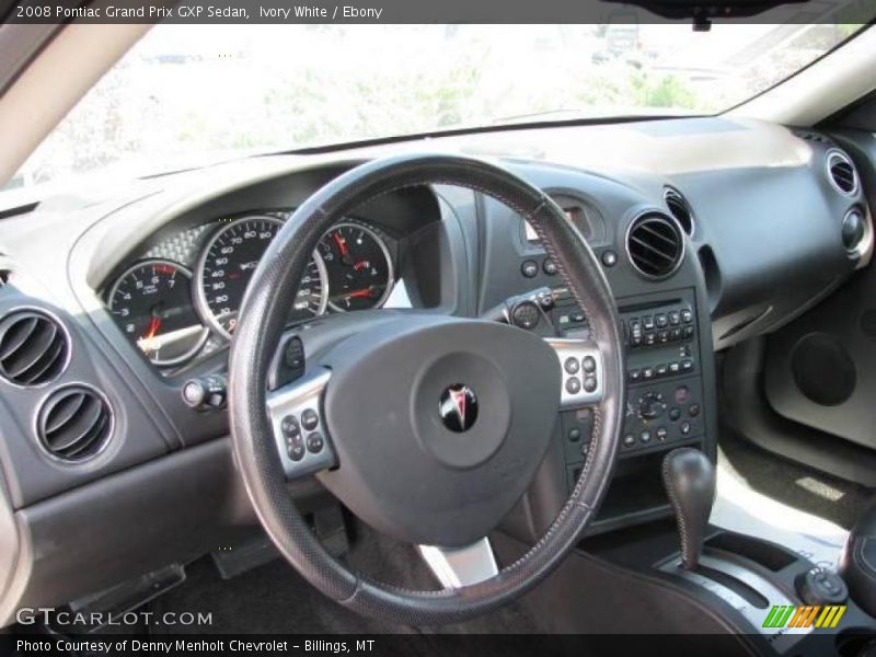 Ivory White / Ebony 2008 Pontiac Grand Prix GXP Sedan