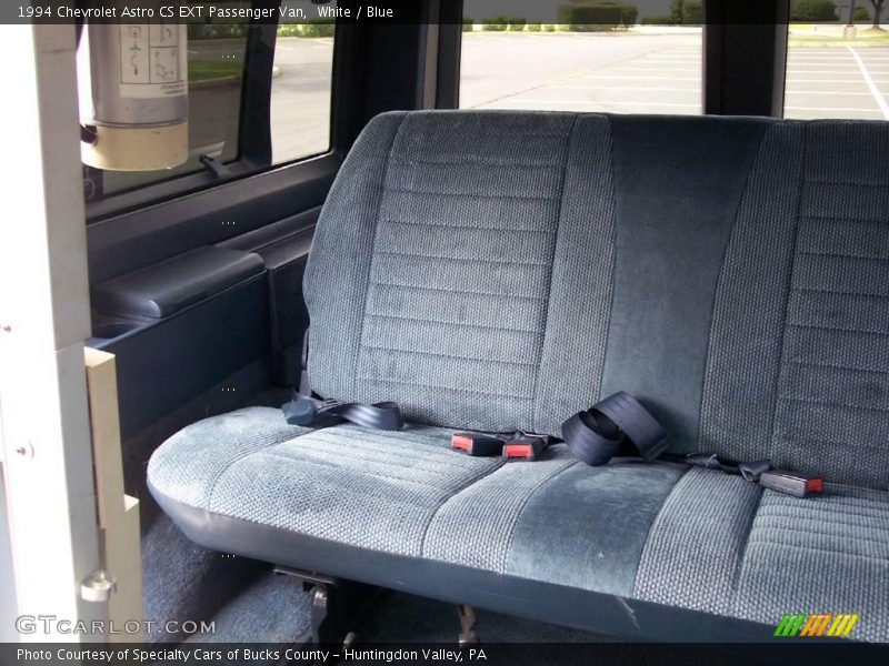 White / Blue 1994 Chevrolet Astro CS EXT Passenger Van