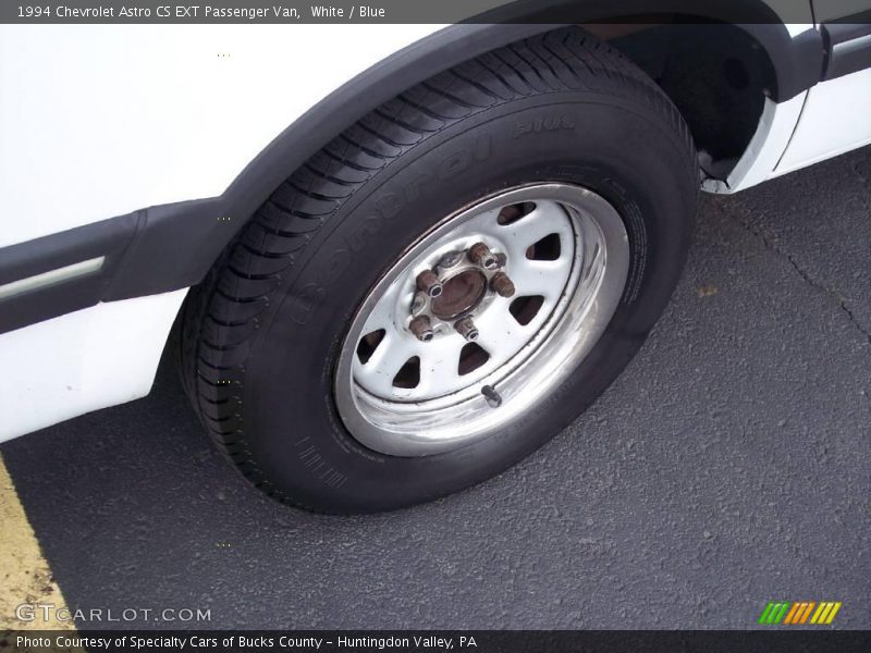 White / Blue 1994 Chevrolet Astro CS EXT Passenger Van