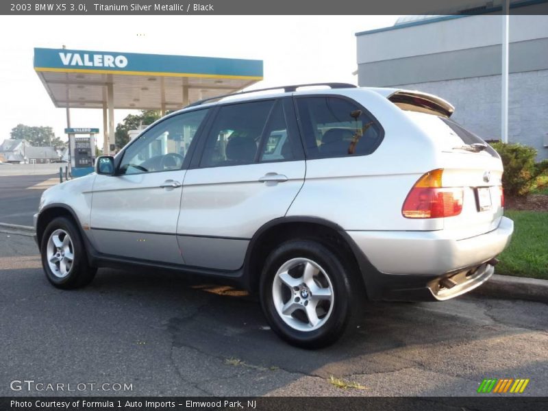 Titanium Silver Metallic / Black 2003 BMW X5 3.0i