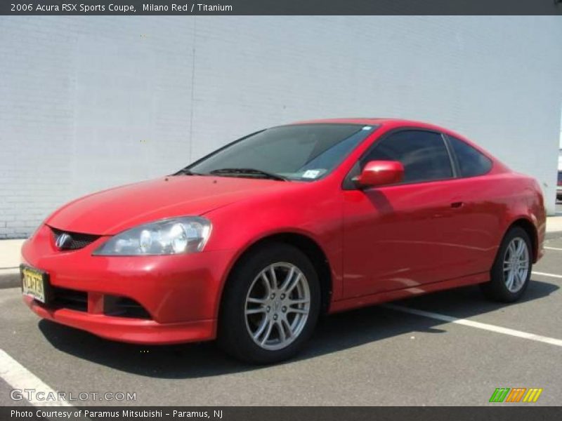 Milano Red / Titanium 2006 Acura RSX Sports Coupe