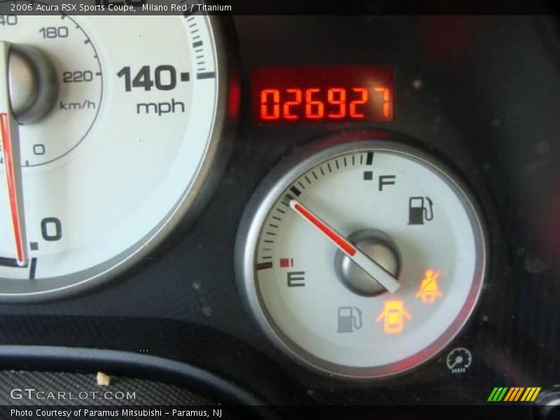 Milano Red / Titanium 2006 Acura RSX Sports Coupe