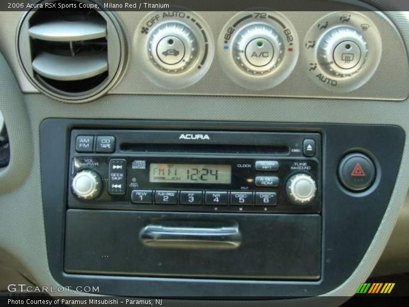 Milano Red / Titanium 2006 Acura RSX Sports Coupe