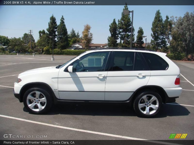 Alpine White / Truffle Brown Dakota Leather 2006 BMW X5 4.4i