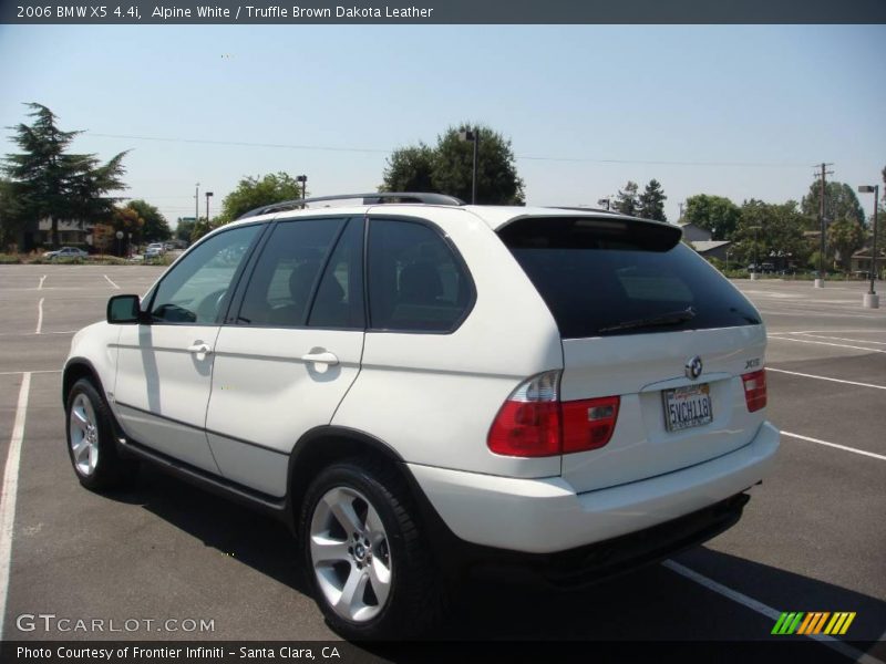 Alpine White / Truffle Brown Dakota Leather 2006 BMW X5 4.4i