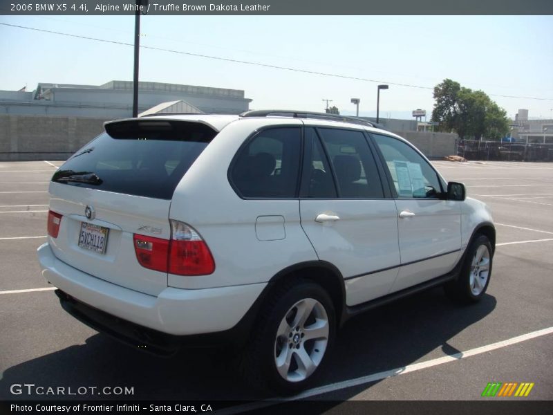 Alpine White / Truffle Brown Dakota Leather 2006 BMW X5 4.4i