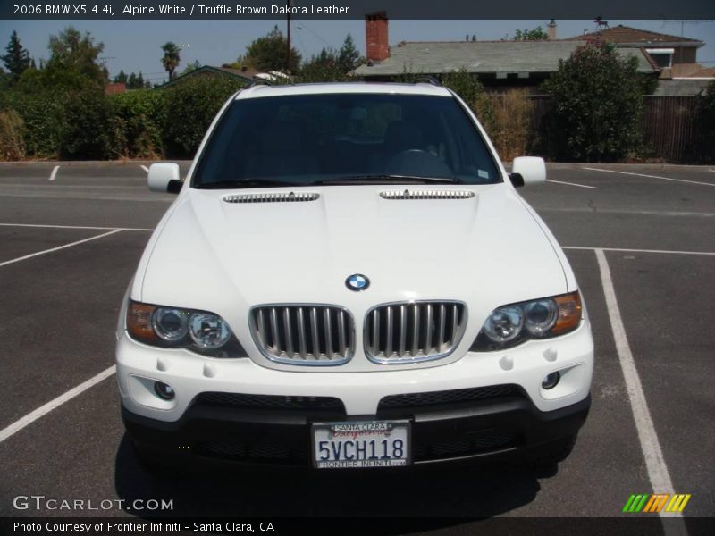 Alpine White / Truffle Brown Dakota Leather 2006 BMW X5 4.4i