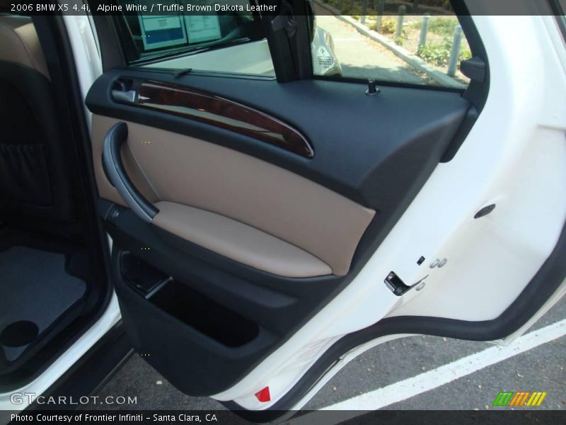 Alpine White / Truffle Brown Dakota Leather 2006 BMW X5 4.4i