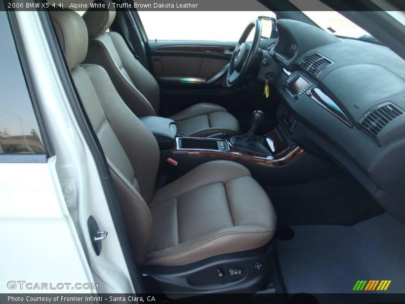 Alpine White / Truffle Brown Dakota Leather 2006 BMW X5 4.4i