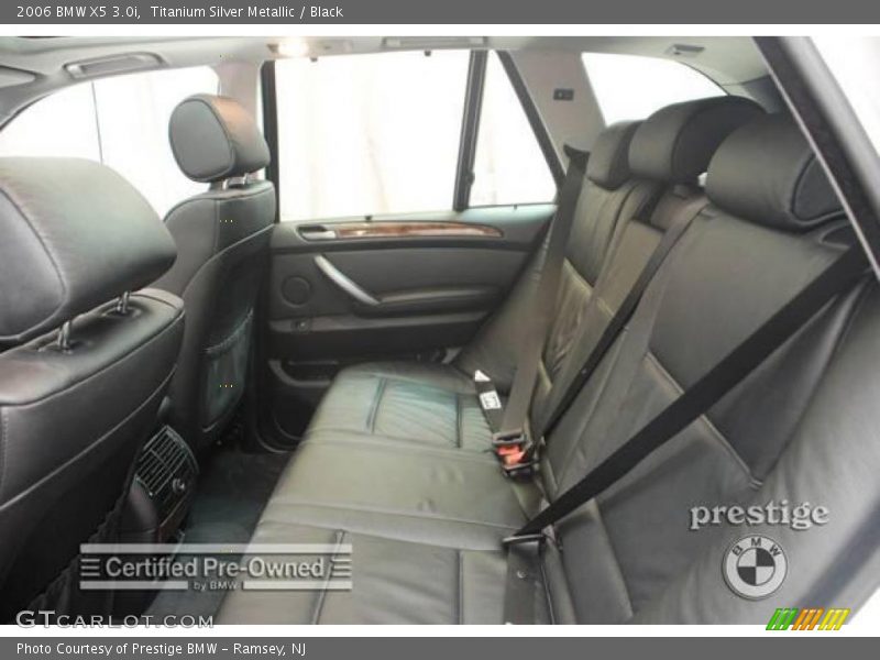 Titanium Silver Metallic / Black 2006 BMW X5 3.0i
