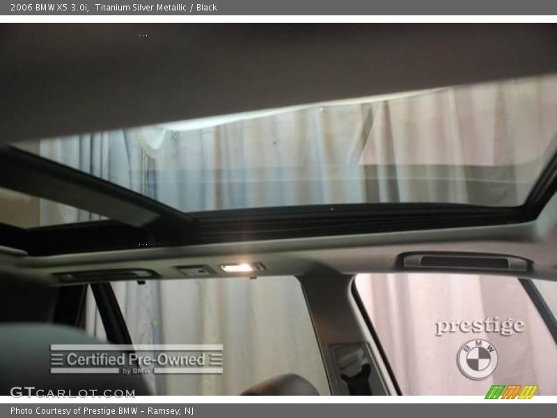Titanium Silver Metallic / Black 2006 BMW X5 3.0i