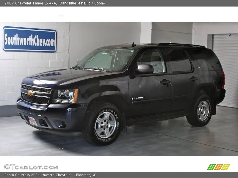 Dark Blue Metallic / Ebony 2007 Chevrolet Tahoe LS 4x4