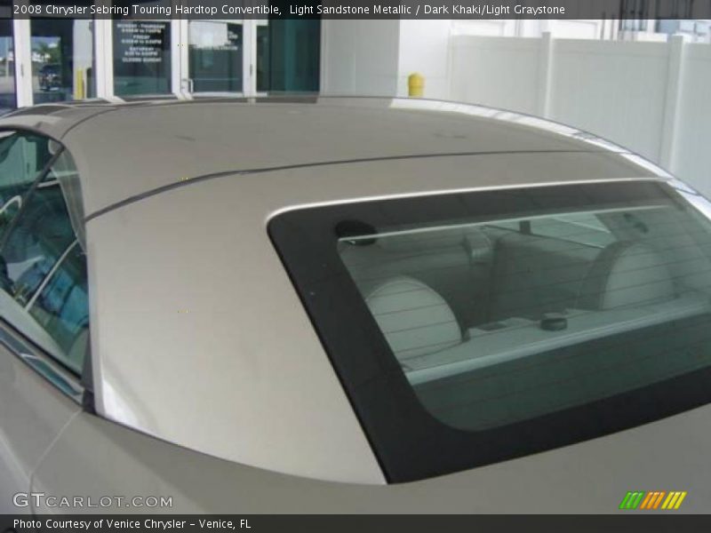 Light Sandstone Metallic / Dark Khaki/Light Graystone 2008 Chrysler Sebring Touring Hardtop Convertible