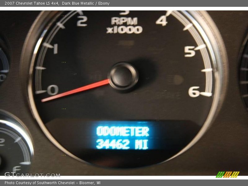 Dark Blue Metallic / Ebony 2007 Chevrolet Tahoe LS 4x4