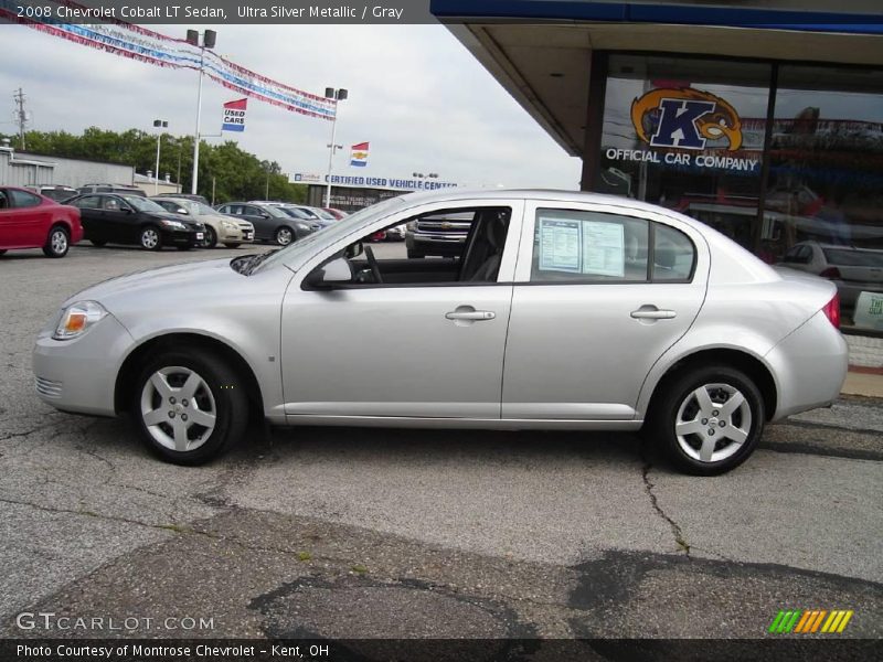 Ultra Silver Metallic / Gray 2008 Chevrolet Cobalt LT Sedan