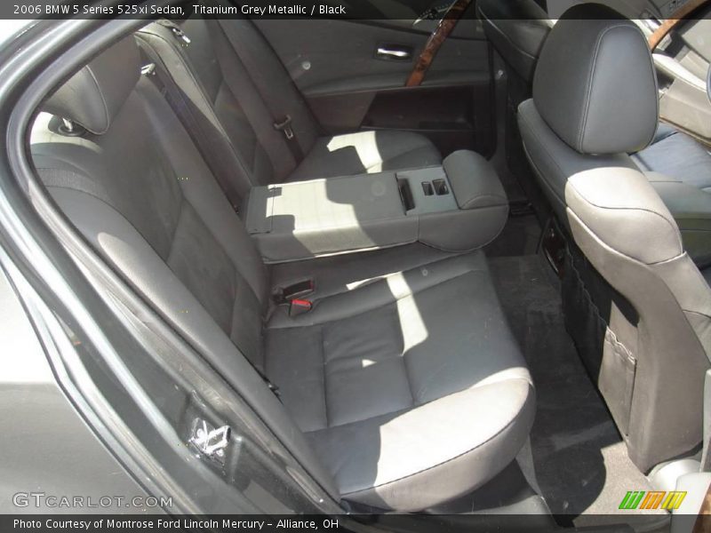 Titanium Grey Metallic / Black 2006 BMW 5 Series 525xi Sedan