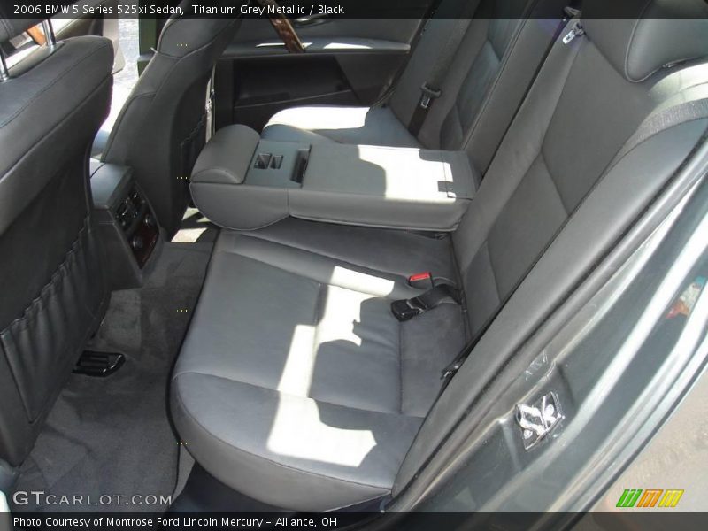 Titanium Grey Metallic / Black 2006 BMW 5 Series 525xi Sedan