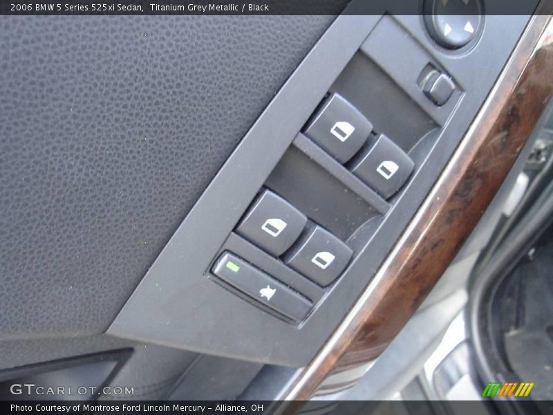 Titanium Grey Metallic / Black 2006 BMW 5 Series 525xi Sedan