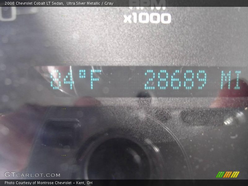 Ultra Silver Metallic / Gray 2008 Chevrolet Cobalt LT Sedan