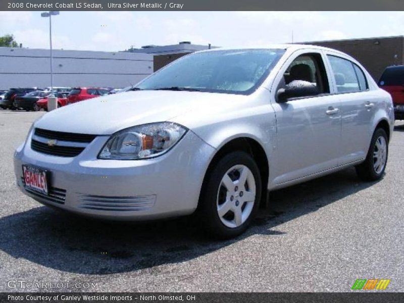 Ultra Silver Metallic / Gray 2008 Chevrolet Cobalt LS Sedan
