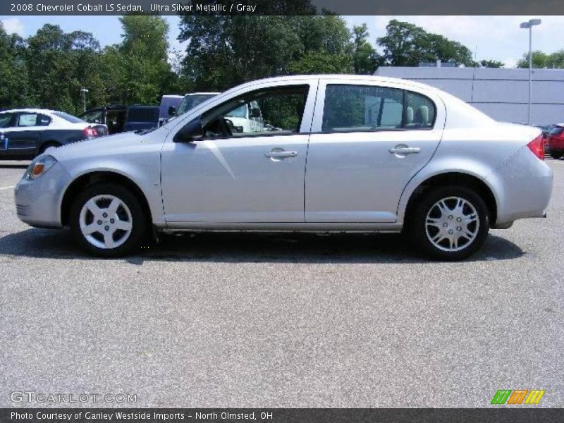 Ultra Silver Metallic / Gray 2008 Chevrolet Cobalt LS Sedan