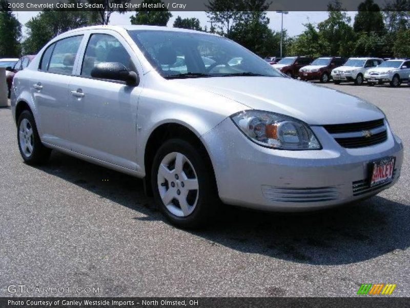 Ultra Silver Metallic / Gray 2008 Chevrolet Cobalt LS Sedan