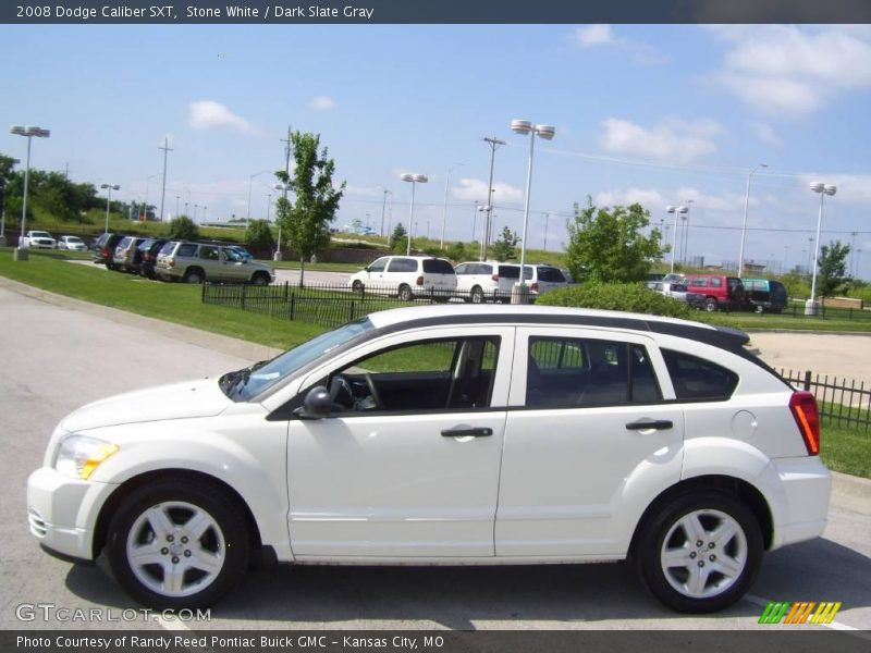 Stone White / Dark Slate Gray 2008 Dodge Caliber SXT