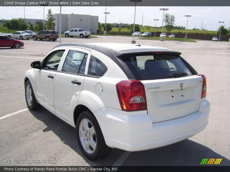 Stone White / Dark Slate Gray 2008 Dodge Caliber SXT