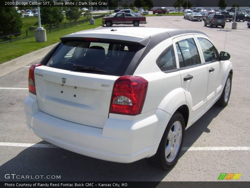 Stone White / Dark Slate Gray 2008 Dodge Caliber SXT