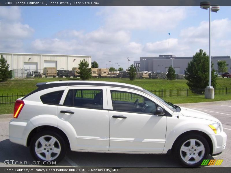 Stone White / Dark Slate Gray 2008 Dodge Caliber SXT