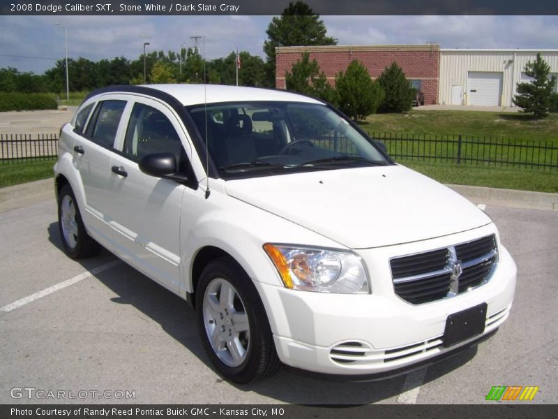 Stone White / Dark Slate Gray 2008 Dodge Caliber SXT